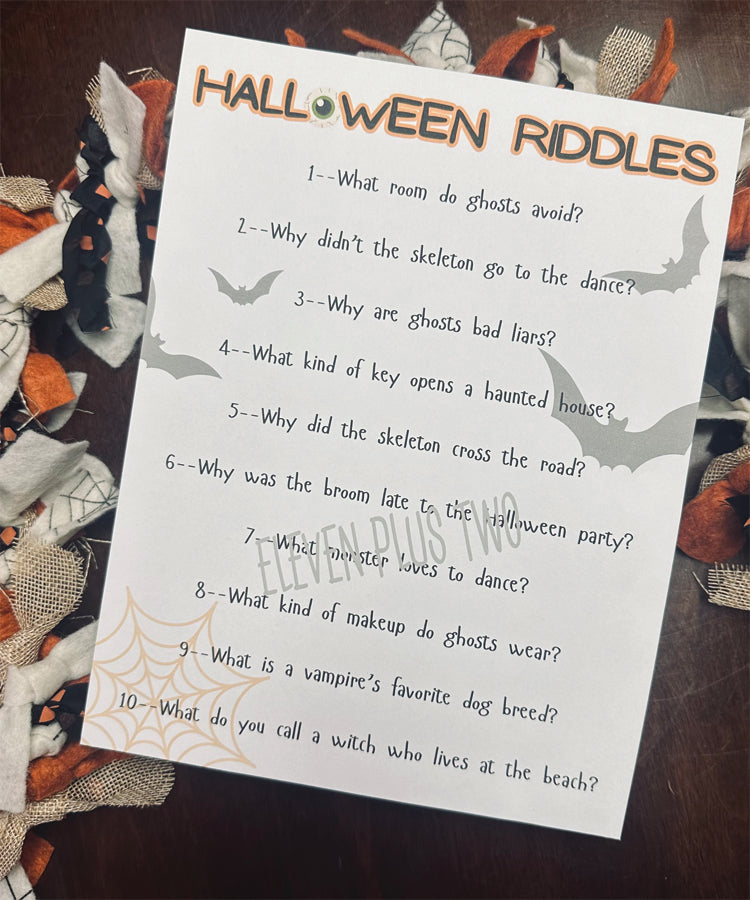 Halloween - Riddles