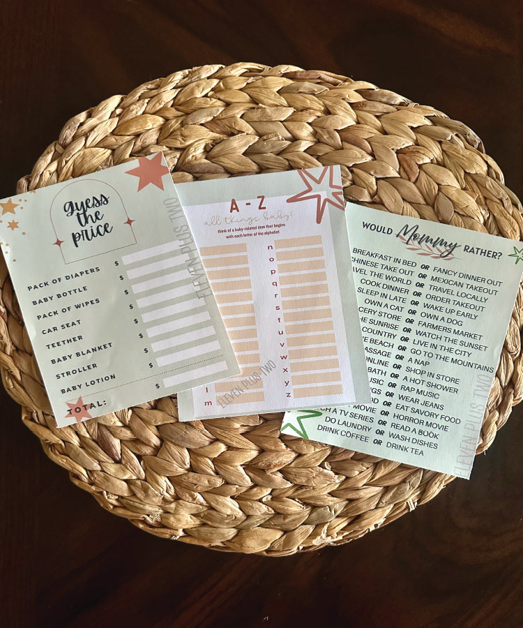 Baby Shower Game Bundle