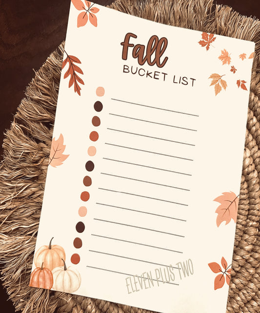 Fall Bucket List