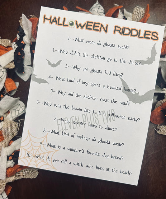 Halloween - Riddles