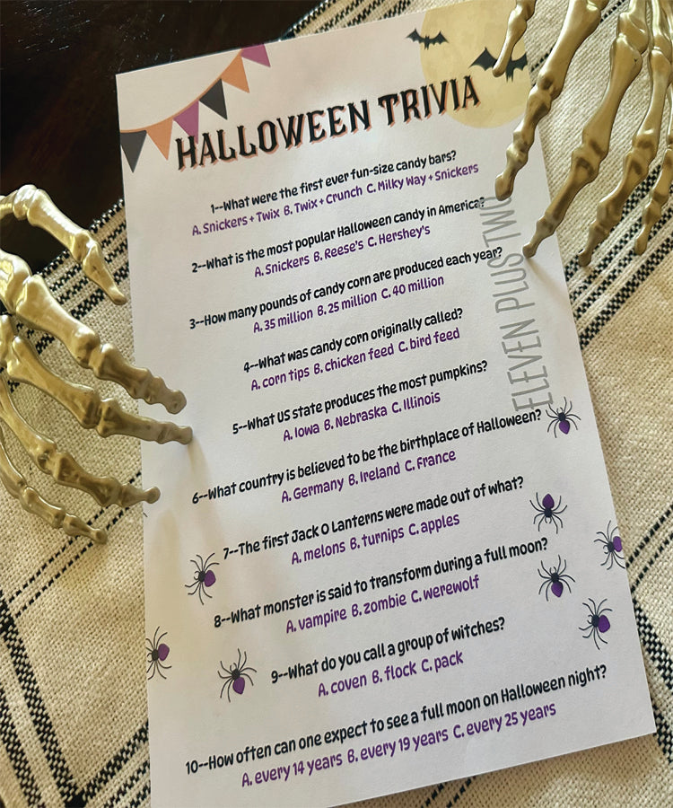 Halloween Game - Trivia